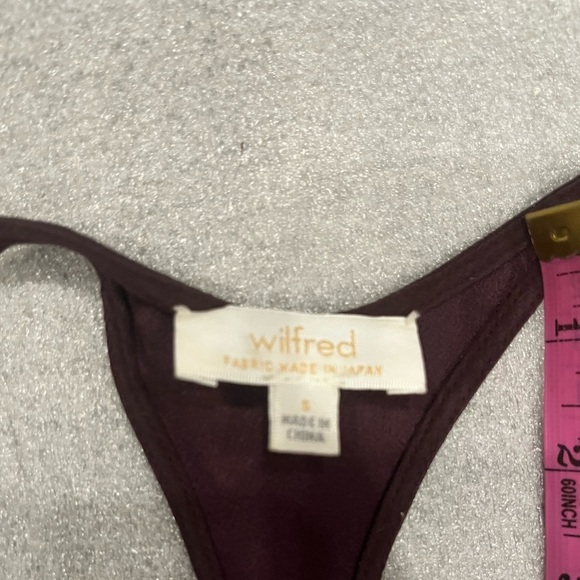 ❤️2/$50❤️[S]Wilfred Elegant Burgundy Sleeveless Raceback Dress - Picture 4 of 6